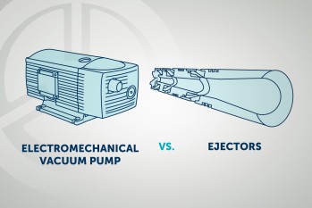 Ejector v Electromechanical Vacuum Pump Image